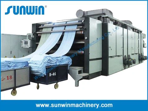 Трипроходна сушилня без опън без прекъсване